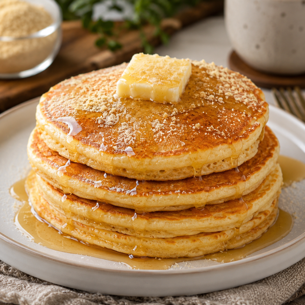 米ぬかパウダー入りパンケーキ