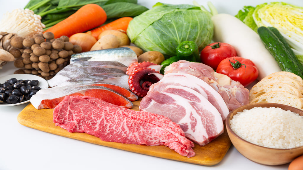 肉、魚、野菜などグルテンフリーでも食べていい食材