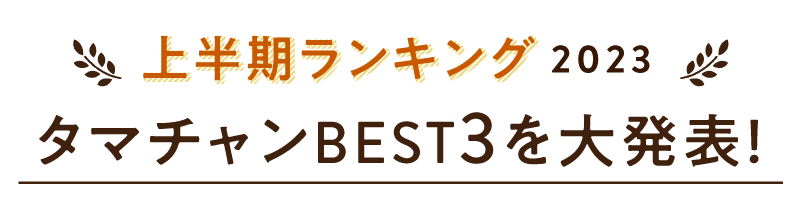 タマチャンBEST3を大発表！