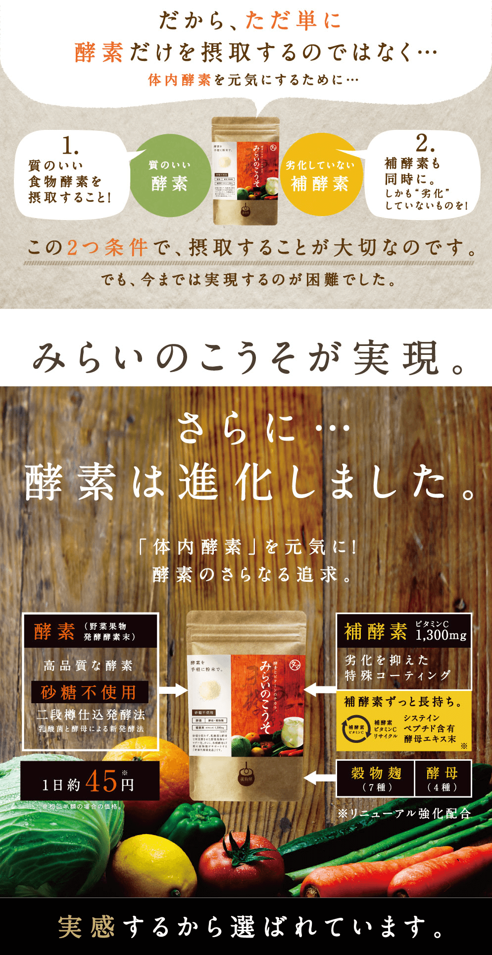 みらいのこうそ 分包（3g×30包） | タマチャンショップ 公式オンラインストア｜タマチャンショップは毎日の食事で体の中から健康・美容・ダイエットを目指す方への自然食品ショップ  » みらいのこうそ 分包（3g×30包）