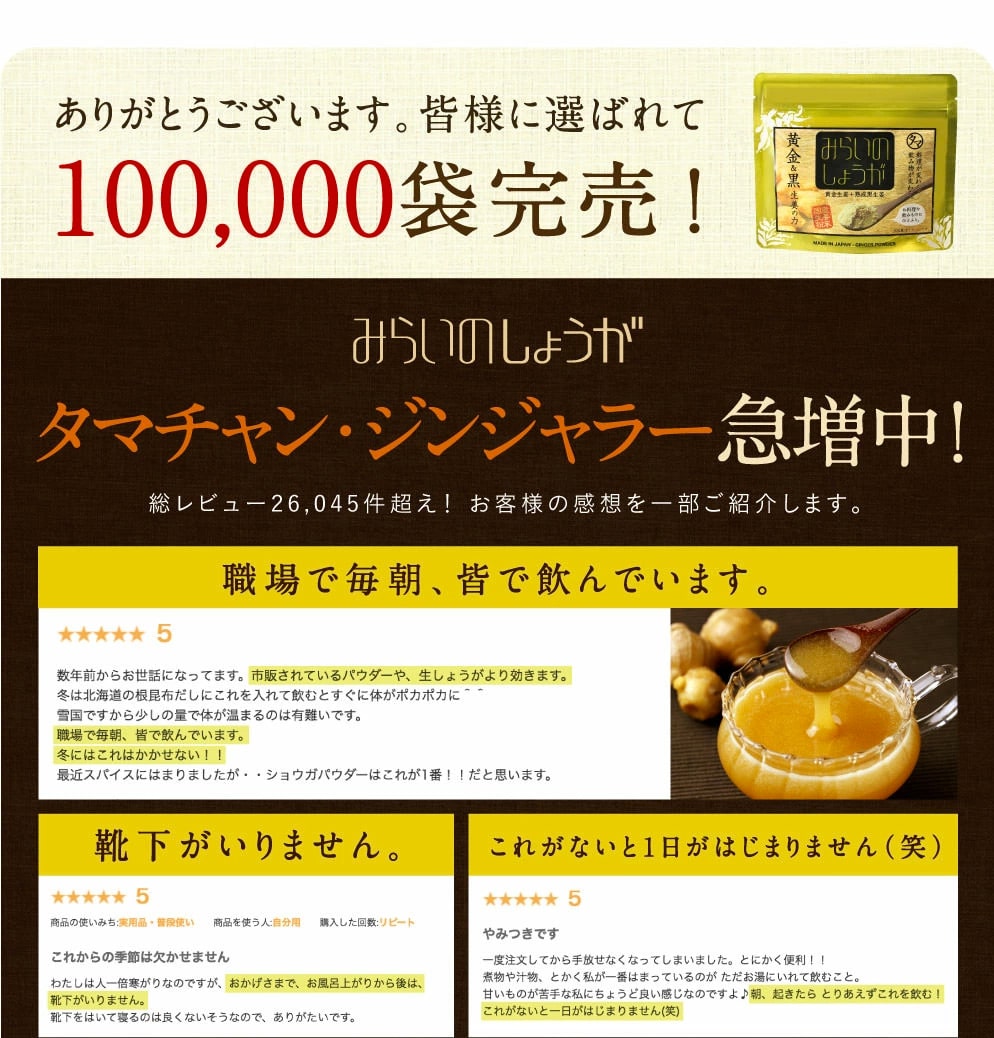 みらいのしょうが