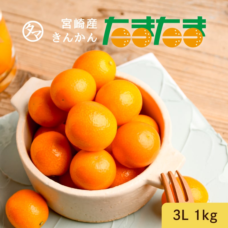 宮崎金柑たまたま3L 1kg(箱入り) | タマチャンショップ 公式オンライン