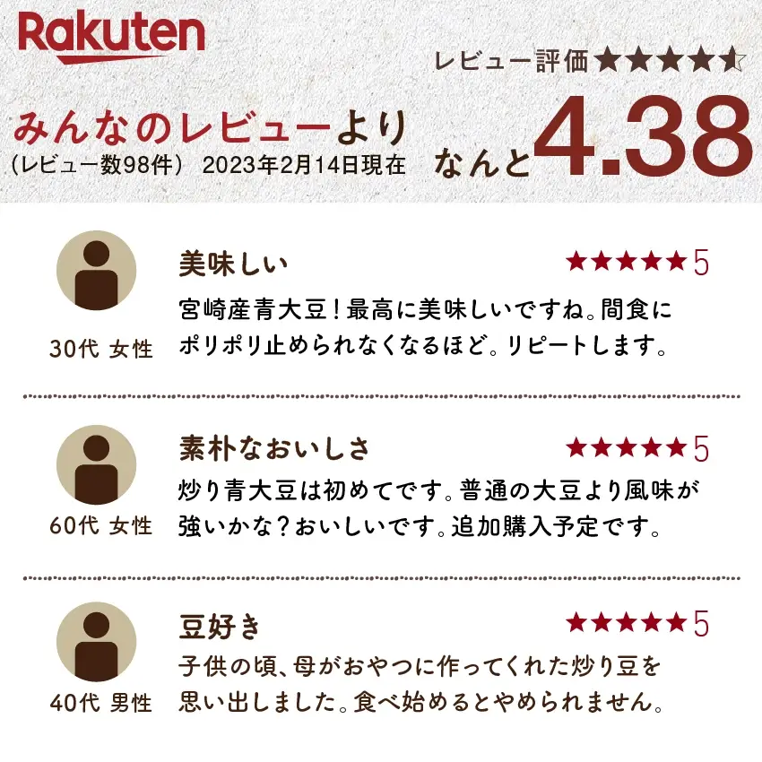 国産煎り青大豆800gサムネイル01