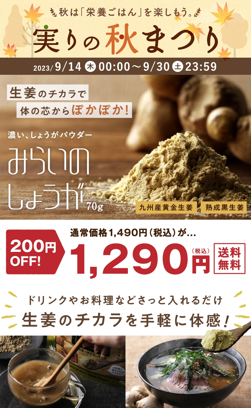 みらいのしょうが