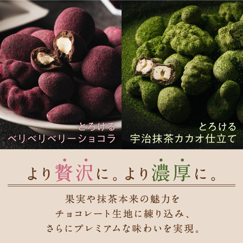 ミックスナッツチョコレート（とろけるカカオ仕立て