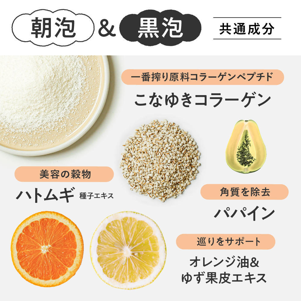 こなゆきコラーゲン洗顔（朝泡・夜泡）サムネイル01