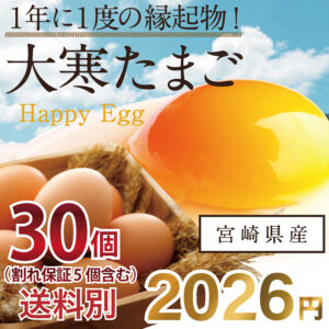 大寒たまご(30個)