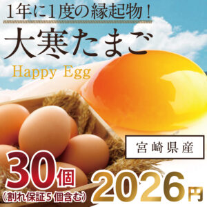 大寒たまご(30個)