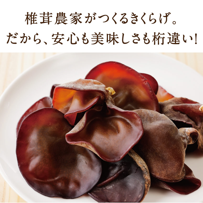 黒乾燥きくらげ40g×2袋サムネイル01