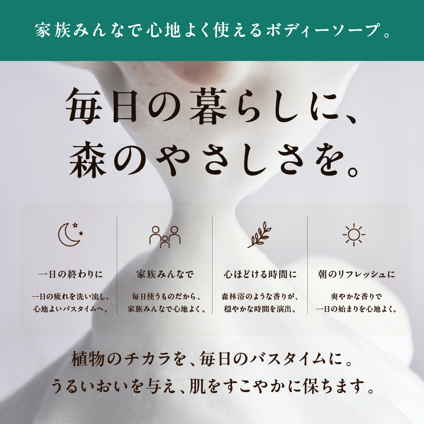 フォレストリッチボディソープ400mlサムネイル01