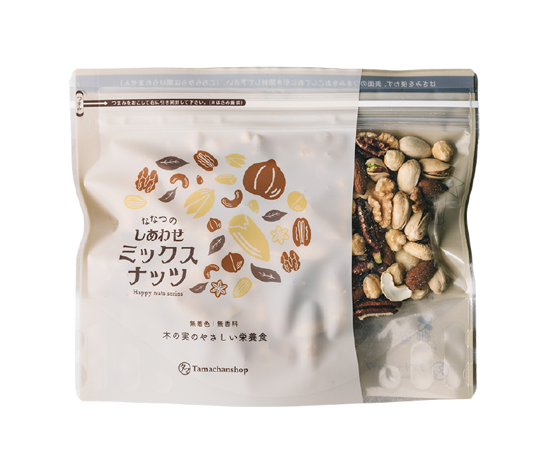 タマチャンショップの「しあわせナッツシリーズ」