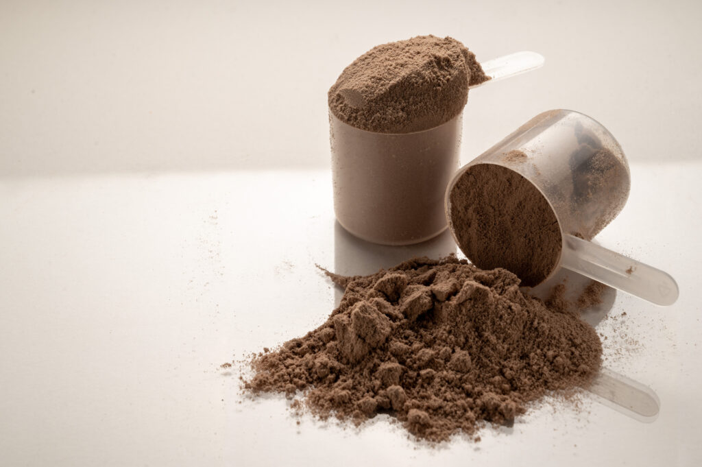 大量のカカオパウダー