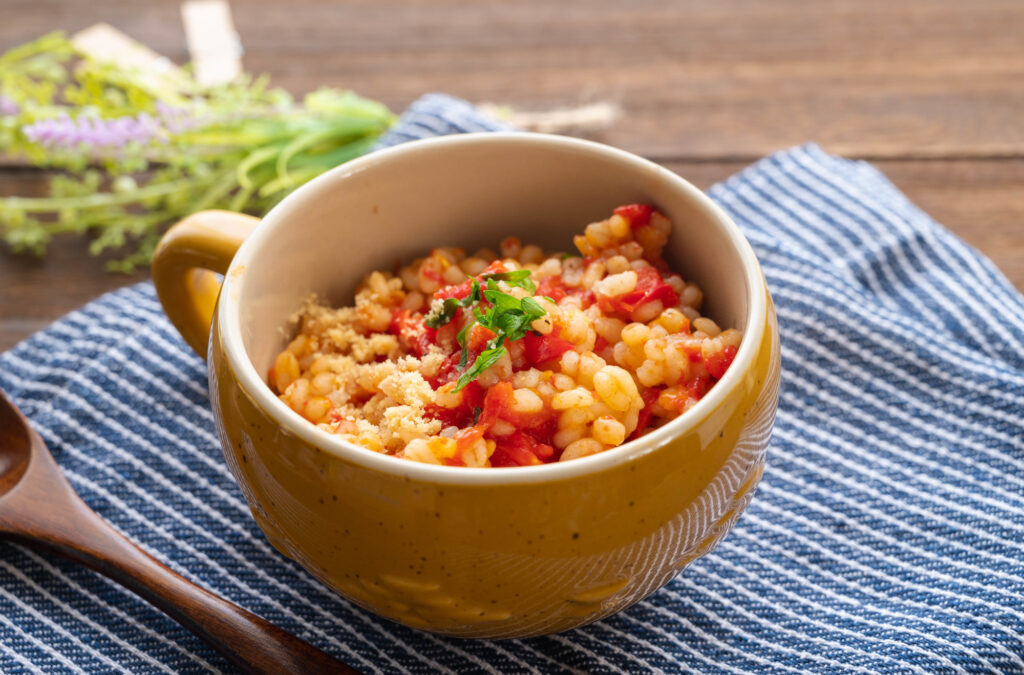 もち麦のトマトリゾット