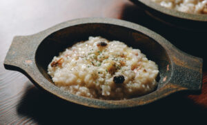 簡単だけどちょっとリッチ!ほっとあたたまる「キノコッチリゾット」
