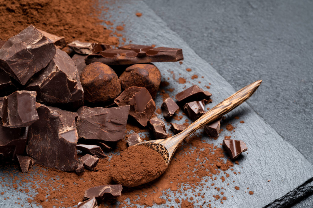 スプーンに入ったココア