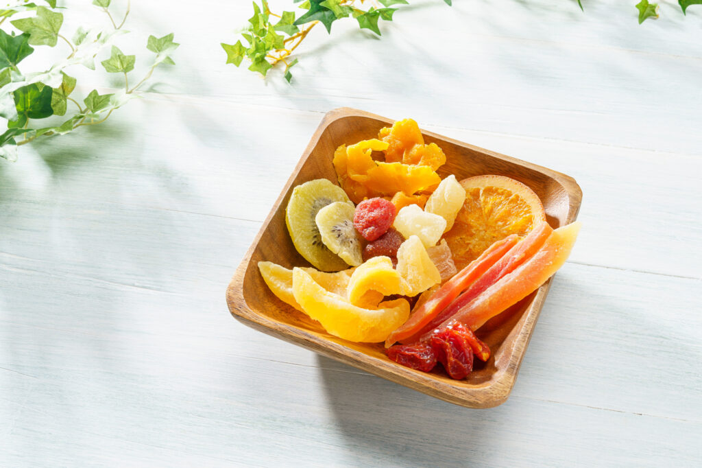 さまざまなドライフルーツ