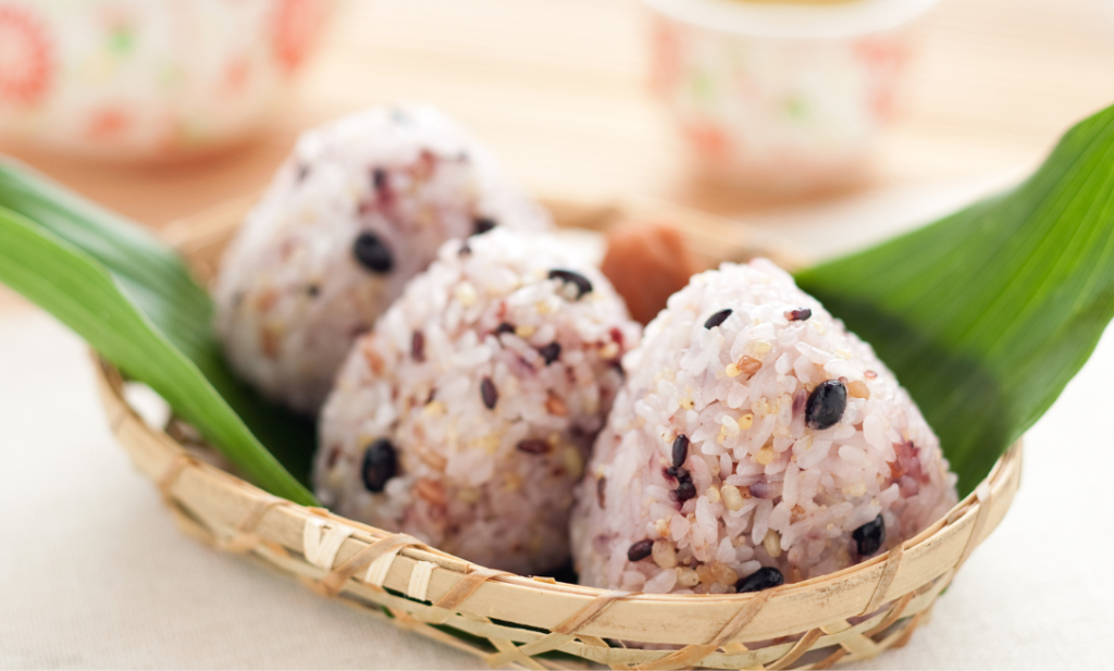 雑穀米のおにぎり