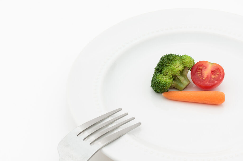 野菜のみの食事