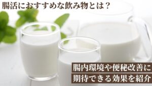 腸活におすすめな飲み物とは？腸内環境や便秘改善に期待できる効果を紹介