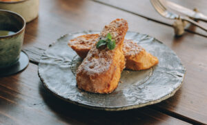 香ばしい朝食レシピ『挽きたて きなこ』でつくる豆乳フレンチトースト