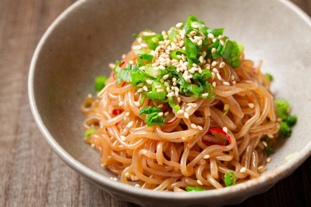 しらたきのペペロンチーノ風