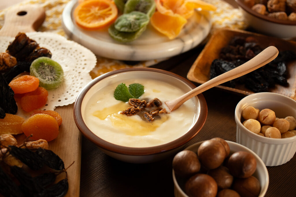 ドライフルーツヨーグルト