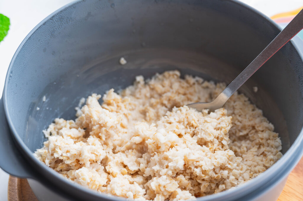 炊いたオートミール